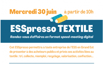 ESSpresso Textile le 30 juin 2021