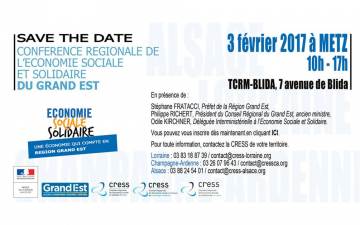 Participez à la conférence régionale ESS Grand-Est
