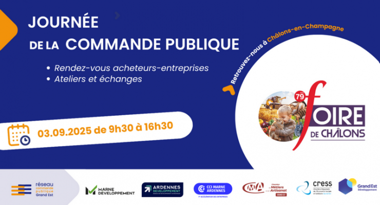 Journée Commande Publique Foire de Chalons 03/09/2025