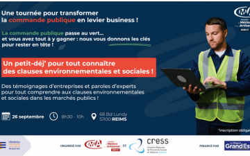 Petit-déjeuner “Clauses environnementales et sociales dans les marchés publics” à Reims