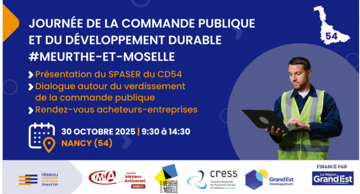 Journée Commande Publique Meurthe-et-Moselle 30 octobre 2025