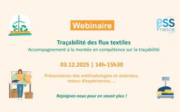 Webinaire tracabilité des flux textiles 3 décembre 2025