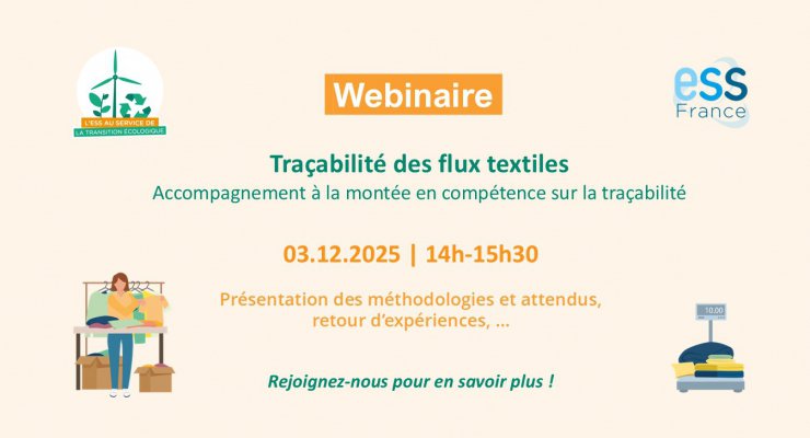 Webinaire tracabilité des flux textiles 3 décembre 2025