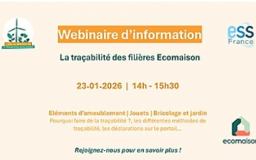 WEBINAIRE TRACABILITE DES FILIERES ECOMAISON