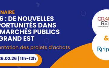 WEBINAIRE PRESENTATION DES PROJETS D'ACHATS GRAND REIMS VILLE DE REIMS 26 FEVRIER 2026