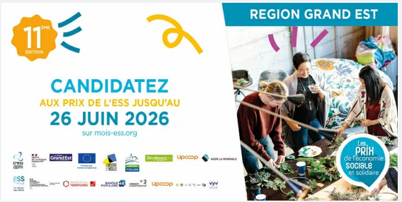 PRIX ESS 2026 EN GRAND EST : CANDIDATEZ!