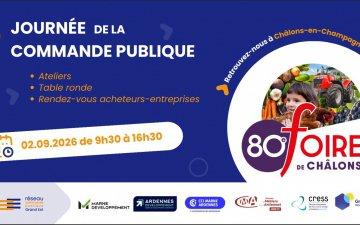JOURNEE DE LA COMMANDE PUBLIQUE FOIRE DE CHALONS 02/09/2026
