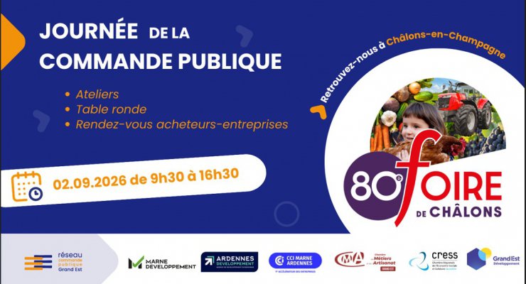 JOURNEE DE LA COMMANDE PUBLIQUE FOIRE DE CHALONS 02/09/2026