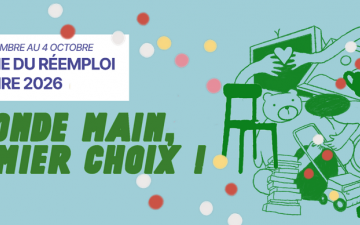 Semaine du réemploi solidaire 28 septembre au 4 octobre 2026