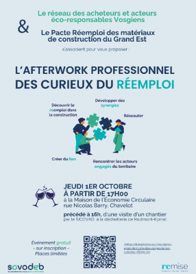 Afterwork professionel des curieux du réemploi
