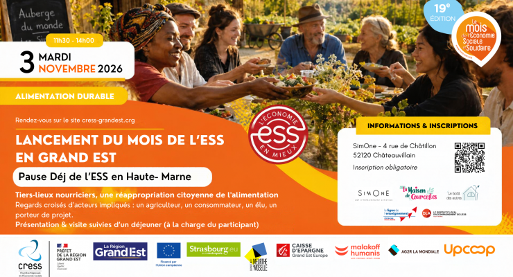 LANCEMENT DU MOIS ESS EN GRAND EST