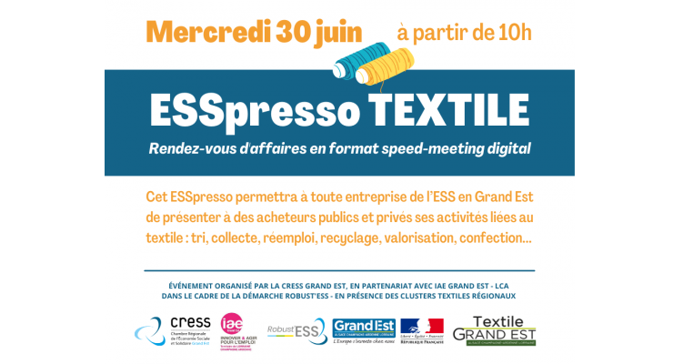 ESSpresso Textile le 30 juin 2021