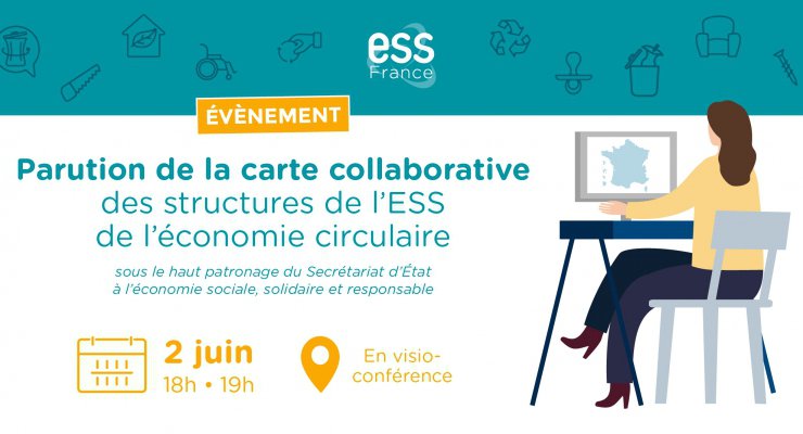 Carte collaborative des structures ESS de l'économie circulaire